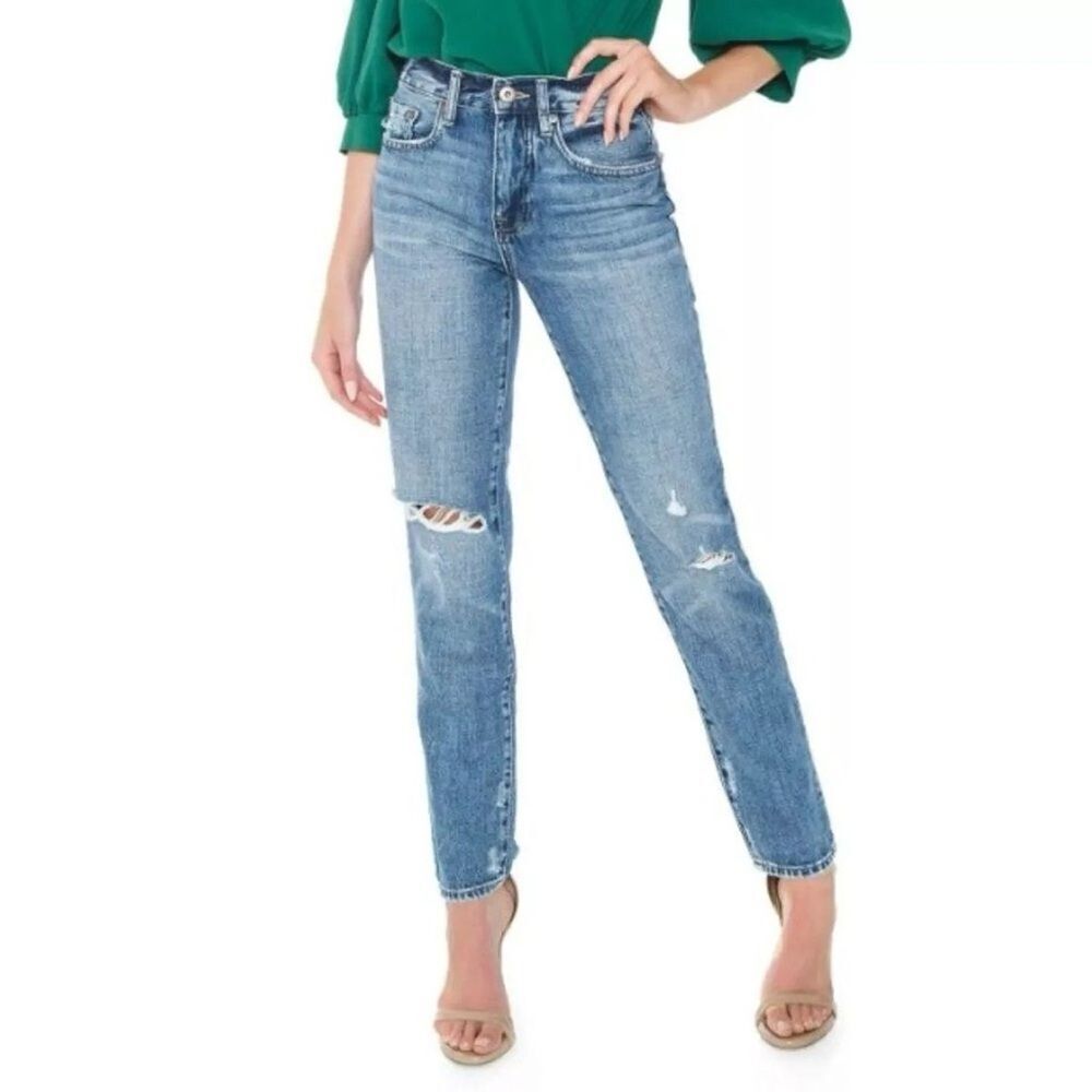 Pistola High Rise Blue Jeans